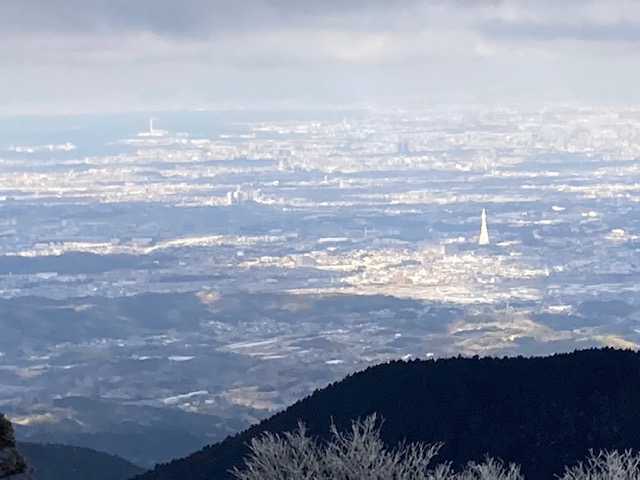 金剛山山頂広場からの眺め